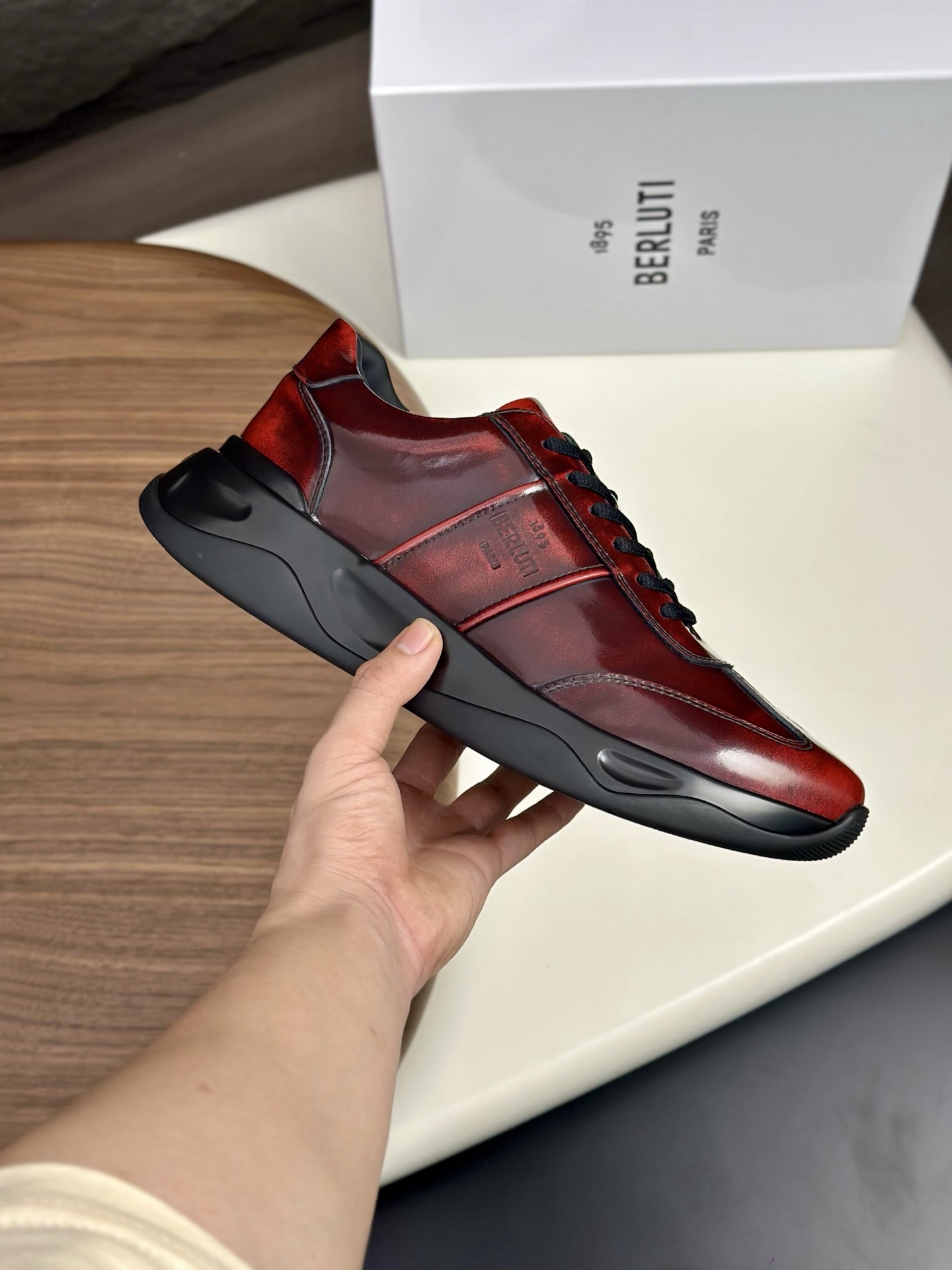 Мужские кроссовки Berluti P420 — премиум casual стиль - Image 4