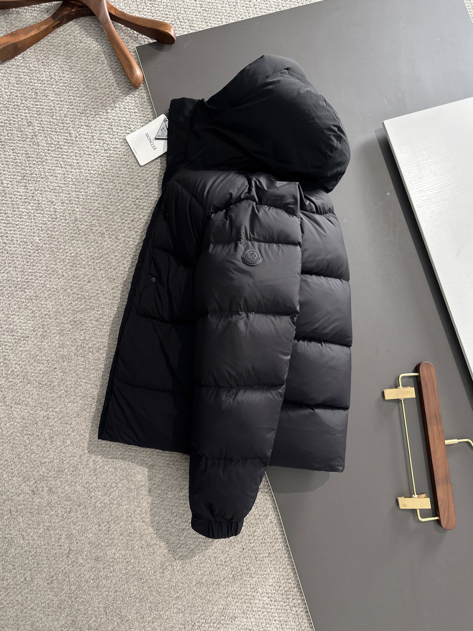 мужская короткая парка Moncler — премиум пуховик 90% утки, 50% восстановление - Image 2