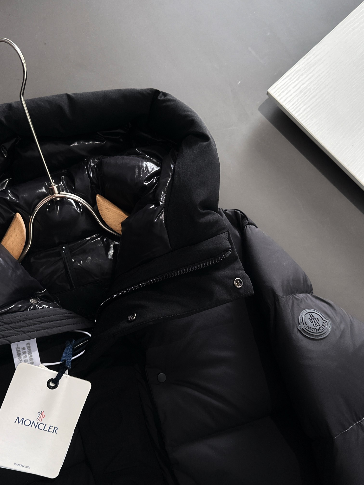 мужская короткая парка Moncler — премиум пуховик 90% утки, 50% восстановление - Image 4